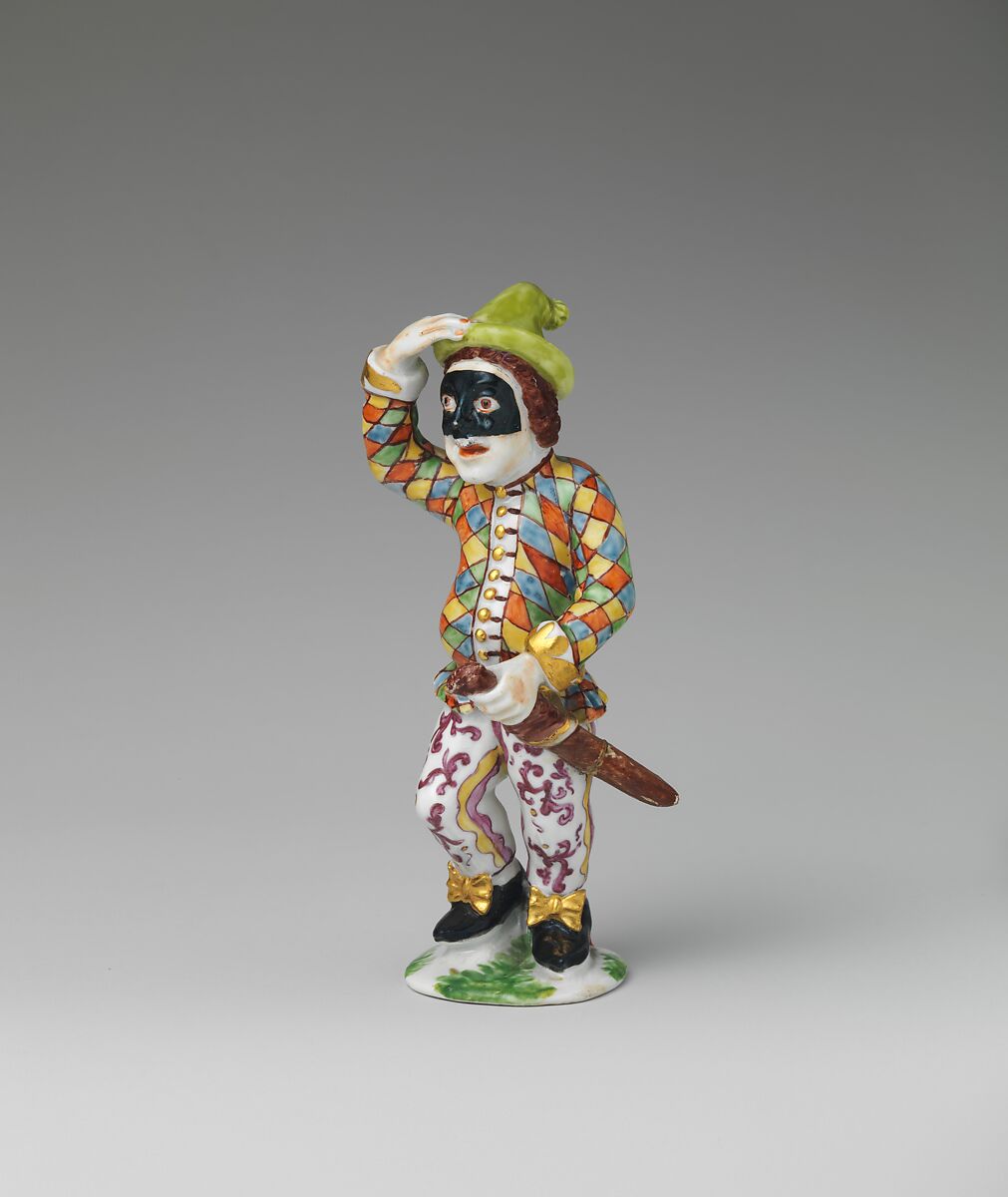 Harlequin, Vienna, Hard-paste porcelain, Austrian, Vienna