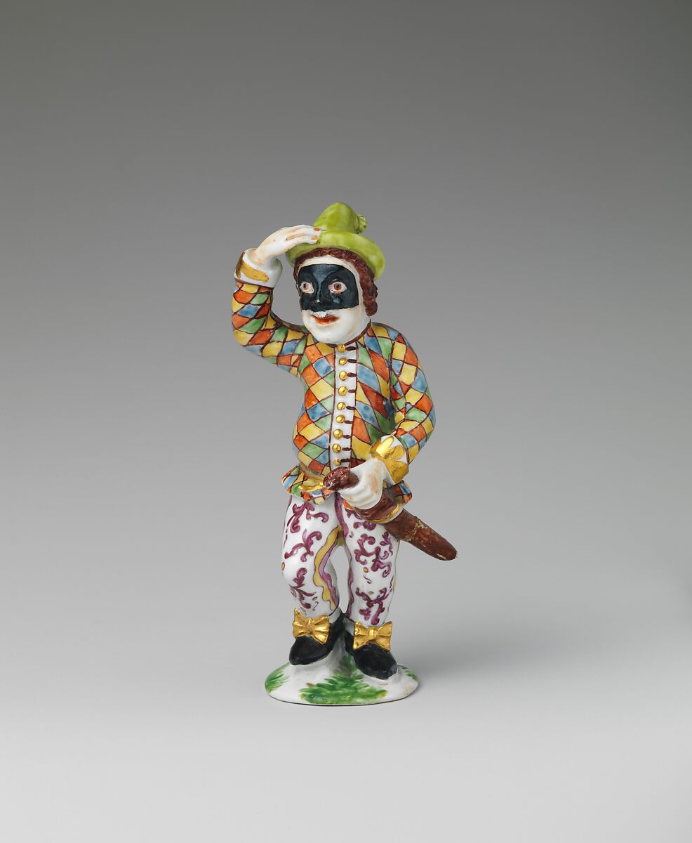 Harlequin, Vienna, Hard-paste porcelain, Austrian, Vienna