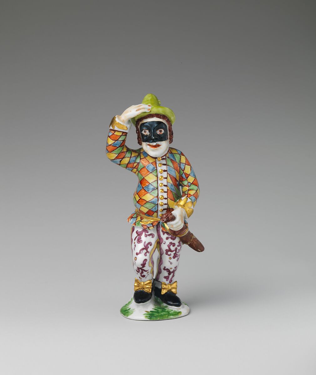 Harlequin, Vienna, Hard-paste porcelain, Austrian, Vienna 
