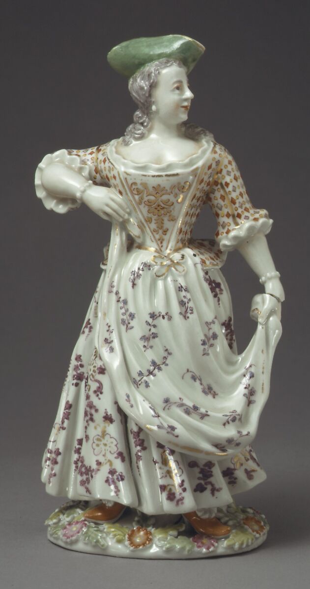 Harlequine, Vienna, Hard-paste porcelain, Austrian, Vienna 