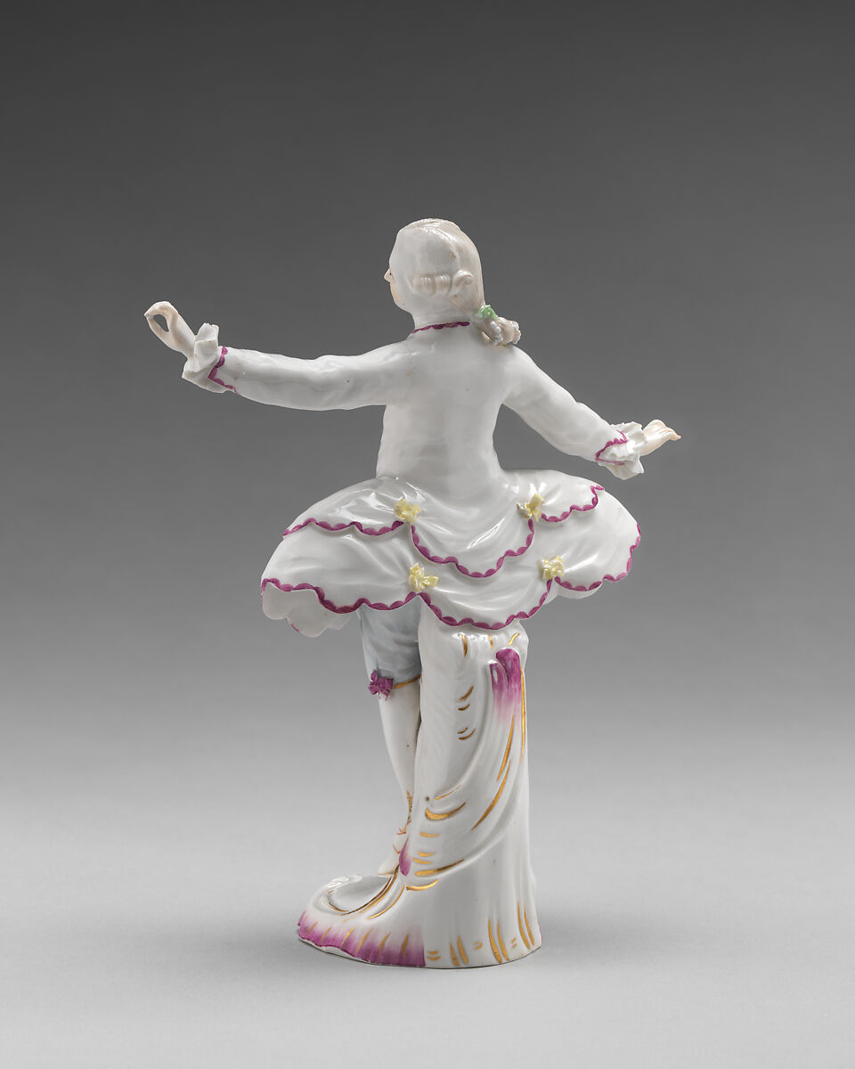 Dancer (one of a pair), Höchst Manufactory (German, 1746–1796), Hard-paste porcelain, German, Höchst