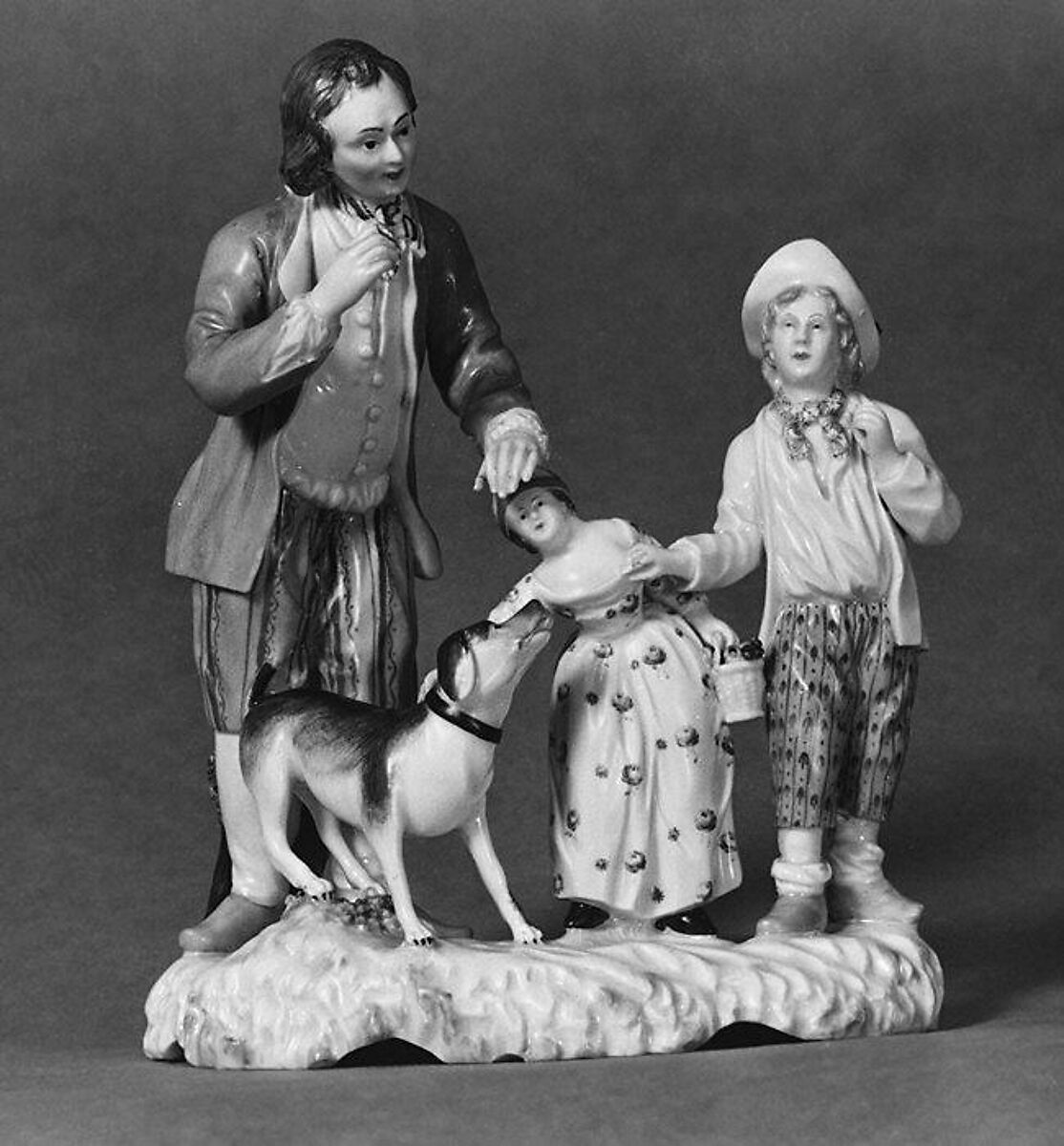 Education of a Peasant, Höchst Manufactory (German, 1746–1796), Hard-paste porcelain, German, Höchst 