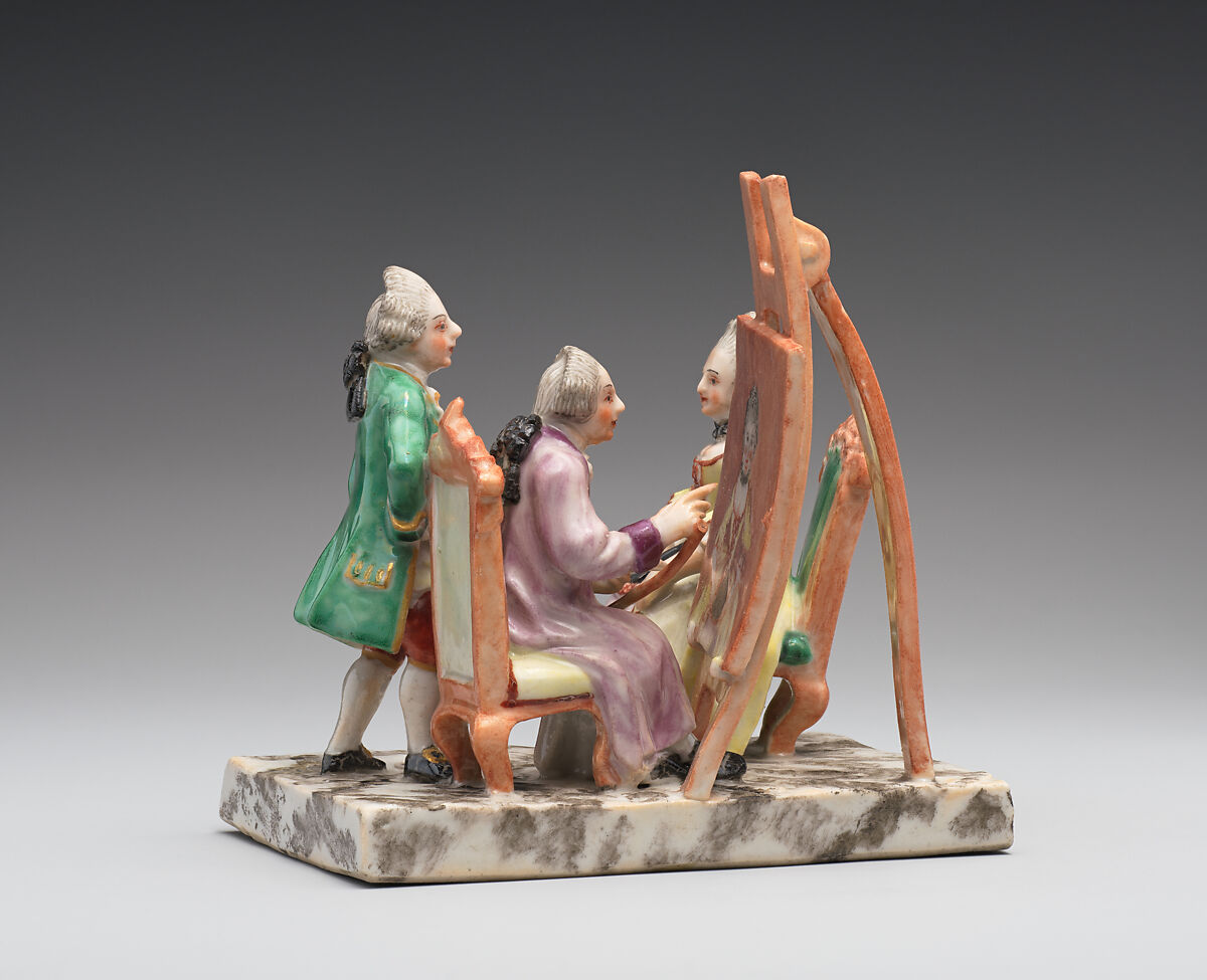 The Art of Painting, Ludwigsburg Porcelain Manufactory (German, 1758–1824), Hard-paste porcelain, German, Ludwigsburg