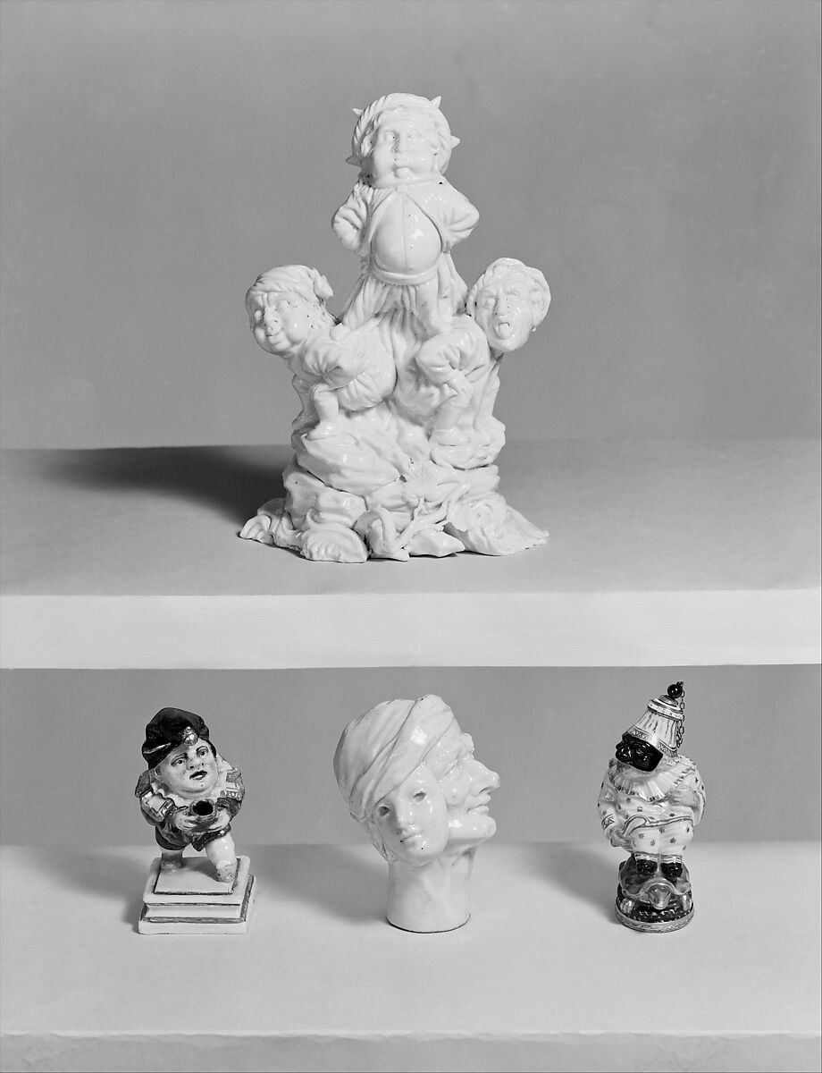 Acrobats, Cozzi Manufactory (Italian, 1764–1812), Hard-paste porcelain, Italian, Venice 