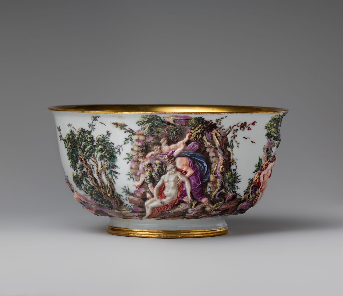 Bowl, Doccia Porcelain Manufactory (Italian, 1737–1896), Hard-paste porcelain, Italian, Florence