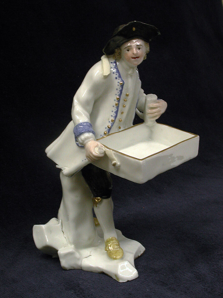 Peddler, Capodimonte Porcelain Manufactory (Italian, 1740/43–1759), Soft-paste porcelain, Italian, Naples 