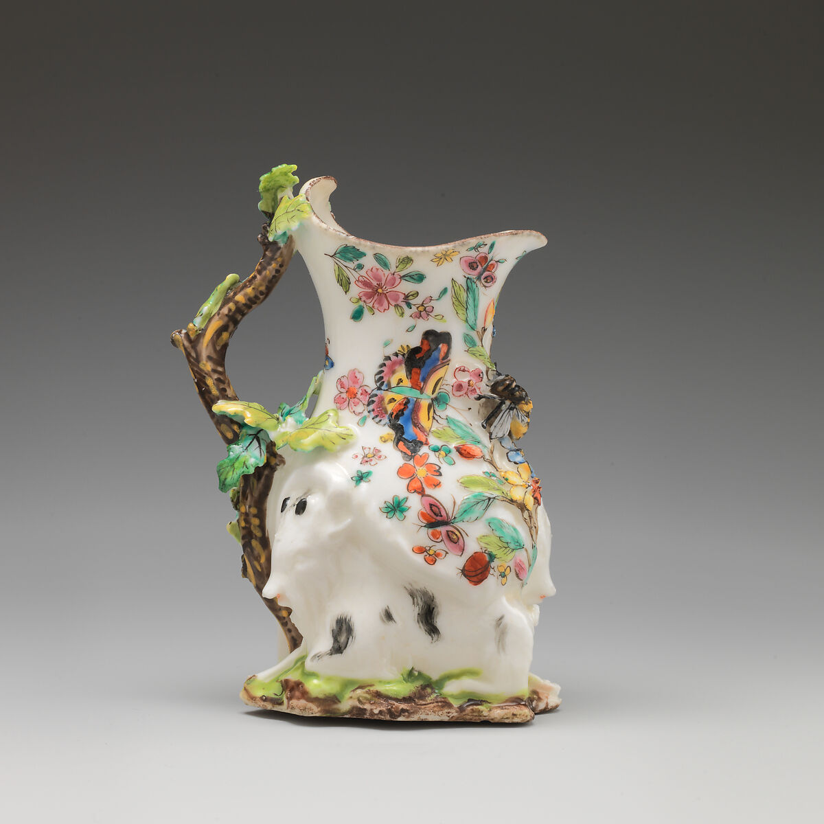 Cream jug, Chelsea Porcelain Manufactory (British, 1744–1784), Soft-paste porcelain, British, Chelsea 