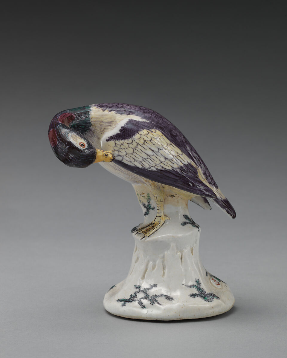 Pair of ducks, Chelsea Porcelain Manufactory (British, 1744–1784), Soft-paste porcelain, British, Chelsea