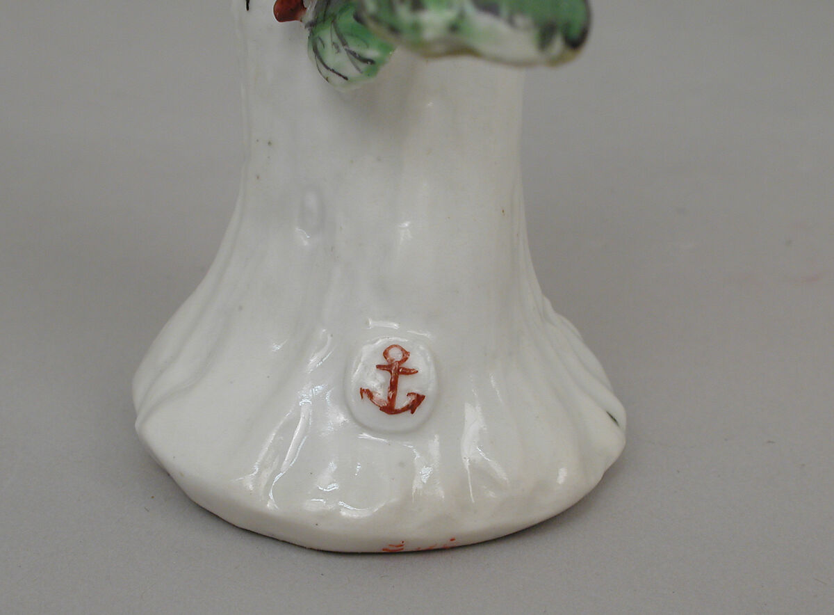 Flycatcher, Chelsea Porcelain Manufactory (British, 1744–1784), Soft-paste porcelain, British, Chelsea