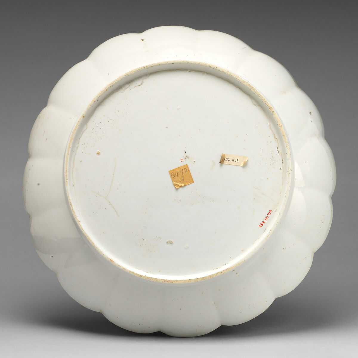 Plate, Chelsea Porcelain Manufactory (British, 1745–1784, Red Anchor Period, ca. 1753–58), Soft-paste porcelain, British, Chelsea