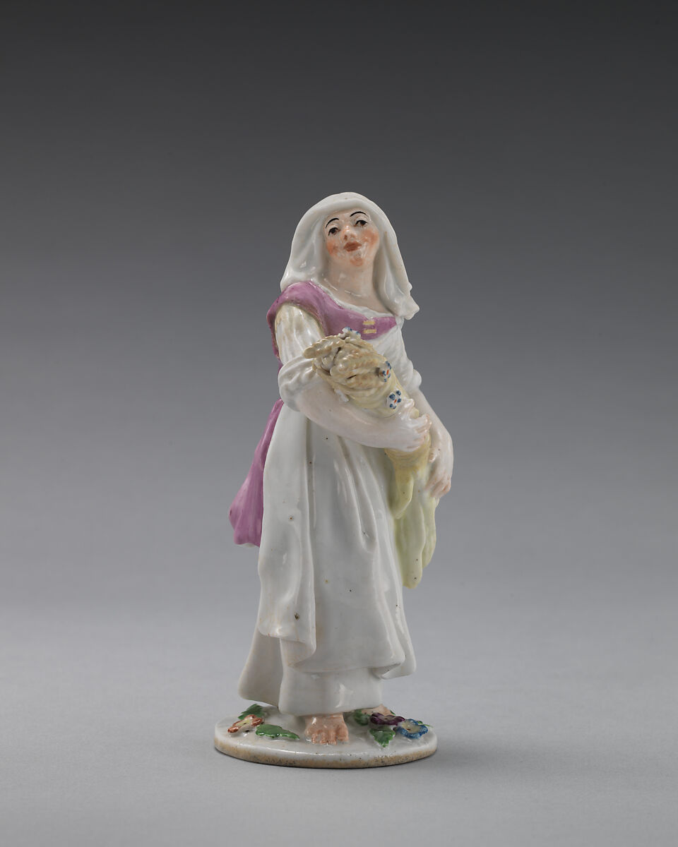 Four Seasons (Summer), Chelsea Porcelain Manufactory (British, 1745–1784, Red Anchor Period, ca. 1753–58), Soft-paste porcelain, British, Chelsea 