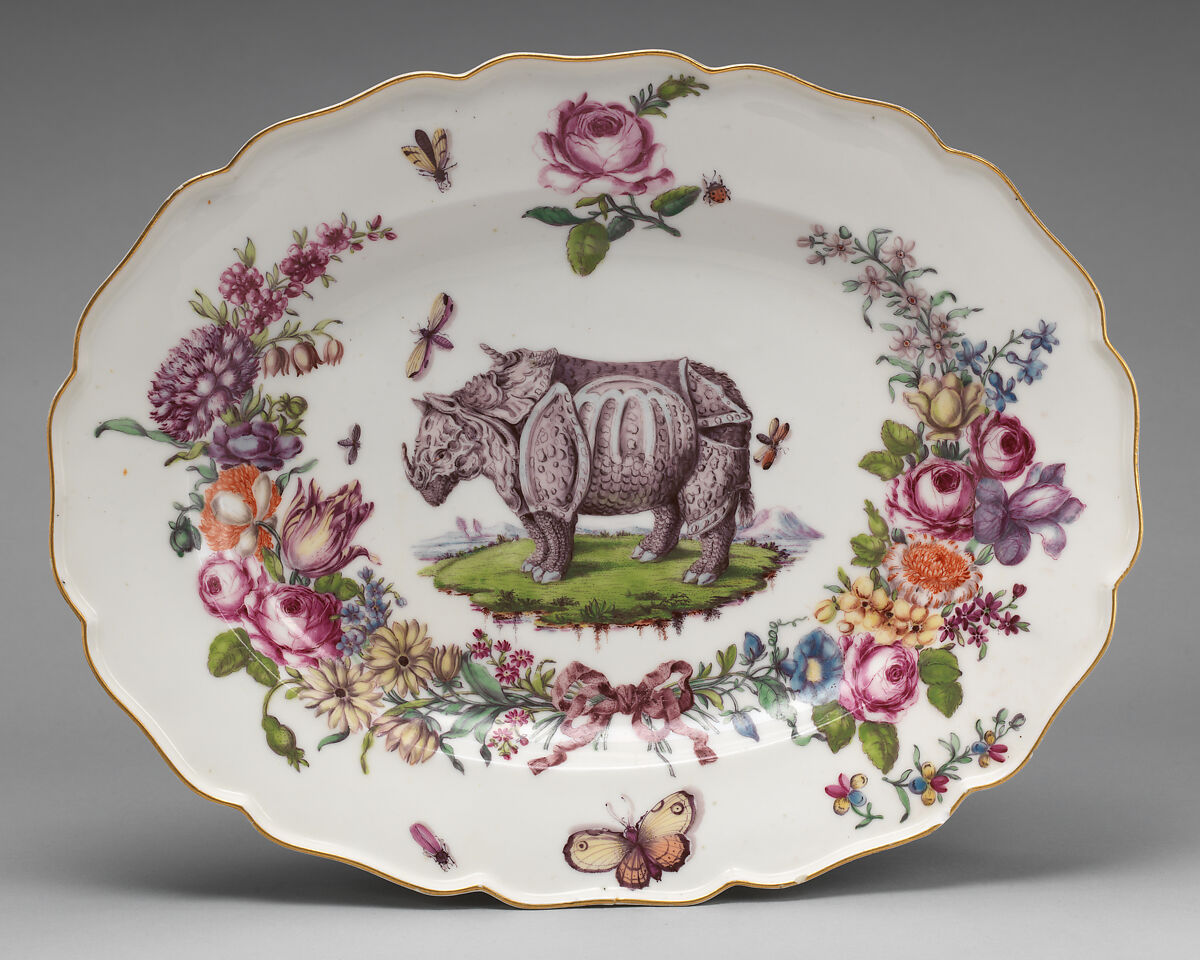 Dish, Chelsea Porcelain Manufactory (British, 1745–1784, Red Anchor Period, ca. 1753–58), Soft-paste porcelain, British, Chelsea 