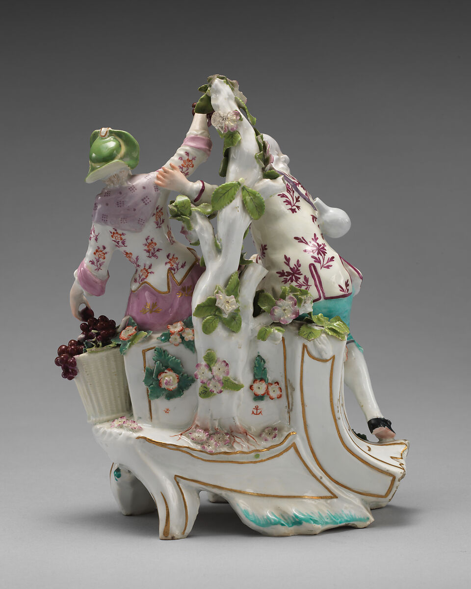 Vintners, Chelsea Porcelain Manufactory (British, 1745–1784, Red Anchor Period, ca. 1753–58), Soft-paste porcelain, British, Chelsea