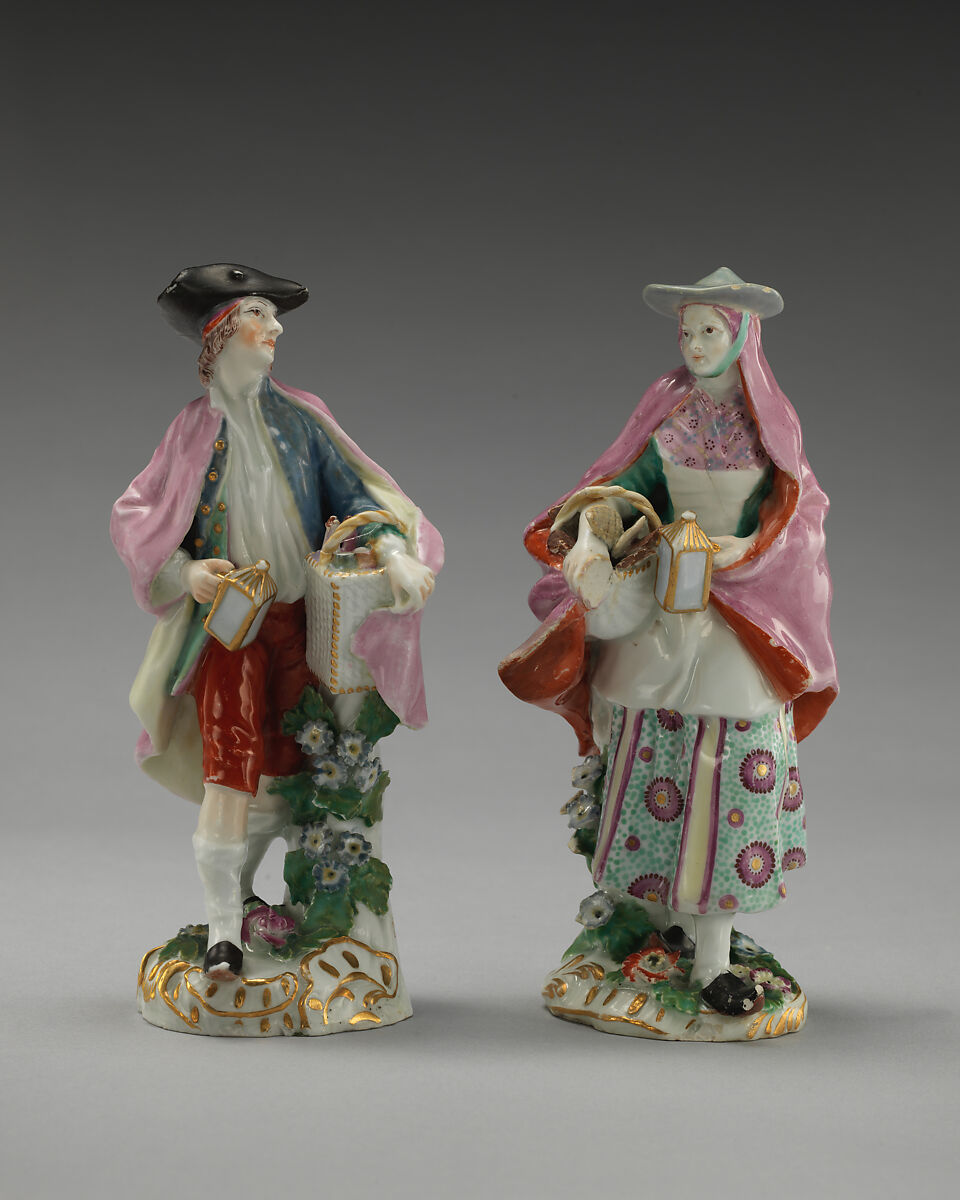 Nightwatchman, Chelsea Porcelain Manufactory (British, 1745–1784, Gold Anchor Period, 1759–69), Soft-paste porcelain, British, Chelsea
