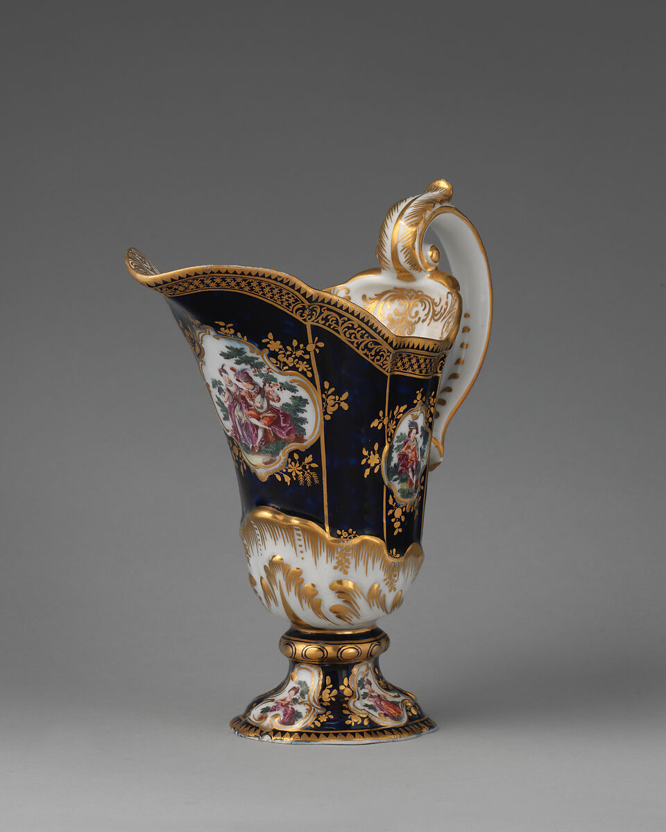 Ewer, Chelsea Porcelain Manufactory (British, 1745–1784, Gold Anchor Period, 1759–69), Soft-paste porcelain, British, Chelsea