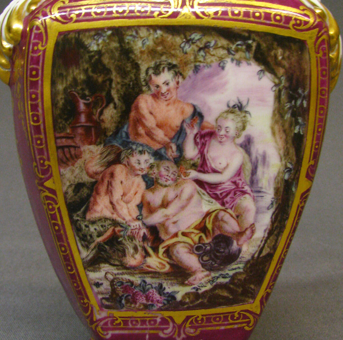 Vase (one of a pair), Chelsea Porcelain Manufactory (British, 1744–1784), Soft-paste porcelain, British, Chelsea