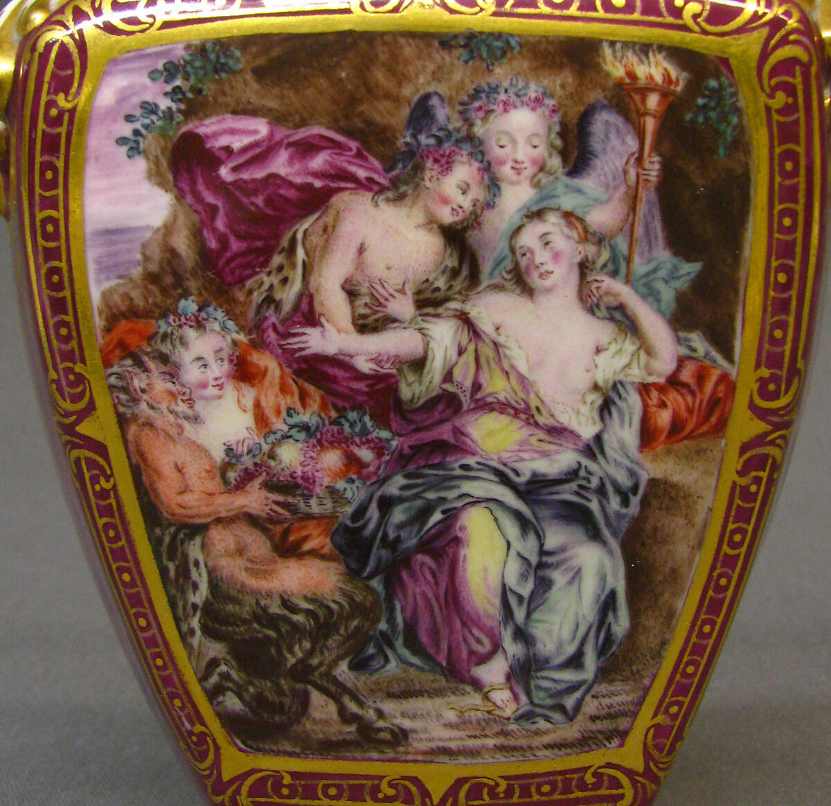 Vase (one of a pair), Chelsea Porcelain Manufactory (British, 1744–1784), Soft-paste porcelain, British, Chelsea