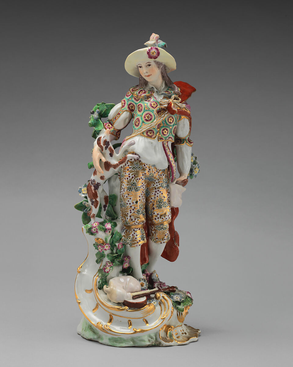 Shepherd, Chelsea Porcelain Manufactory (British, 1745–1784, Gold Anchor Period, 1759–69), Soft-paste porcelain, British, Chelsea 