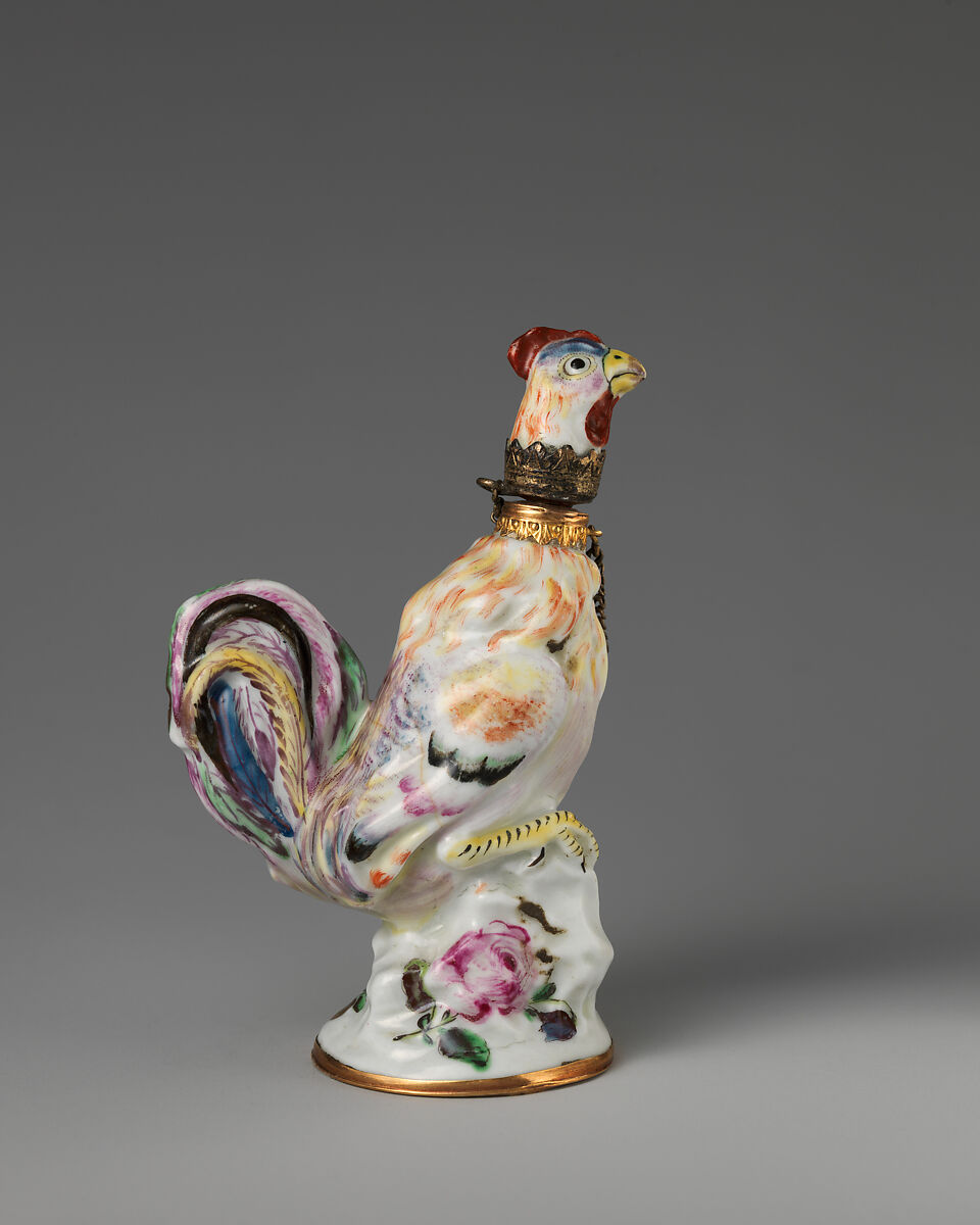 Rooster, Saint James's Factory (British, ca. 1748/49–1760), Soft-paste porcelain, British, London