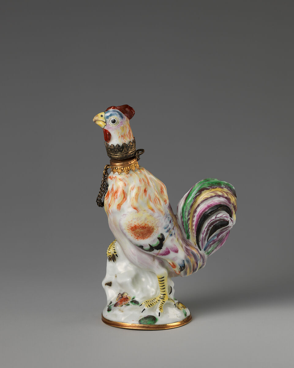 Rooster, Saint James's Factory (British, ca. 1748/49–1760), Soft-paste porcelain, British, London