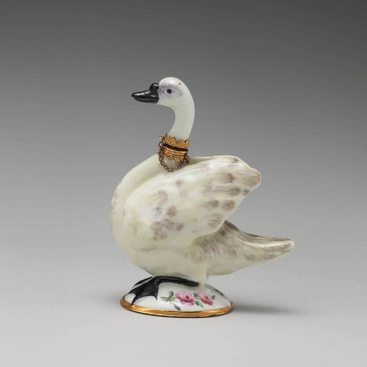 Swan, Saint James&#39;s Factory (British, ca. 1748/49–1760), Soft-paste porcelain, British, London 