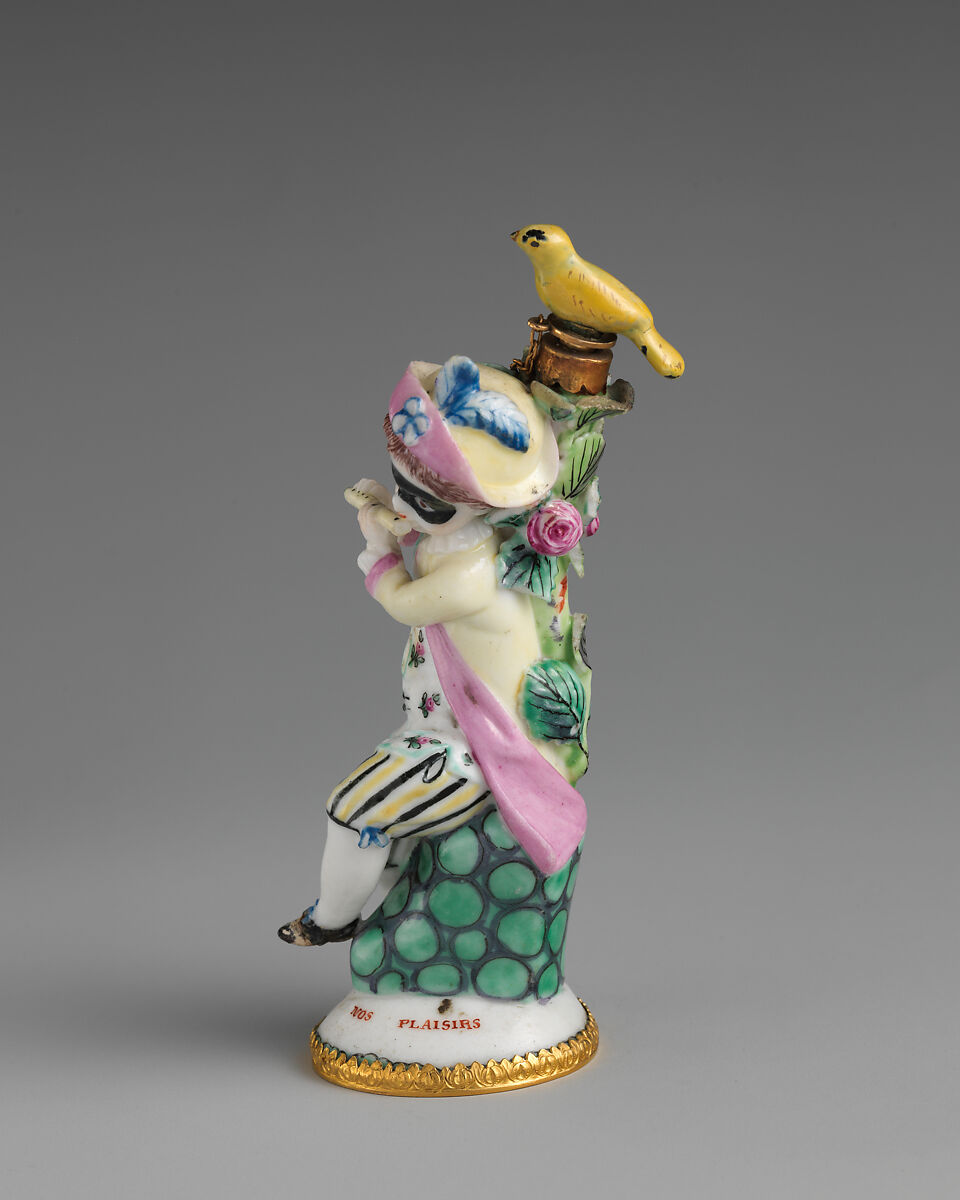 Boy flautist, Saint James's Factory (British, ca. 1748/49–1760), Soft-paste porcelain, British, London