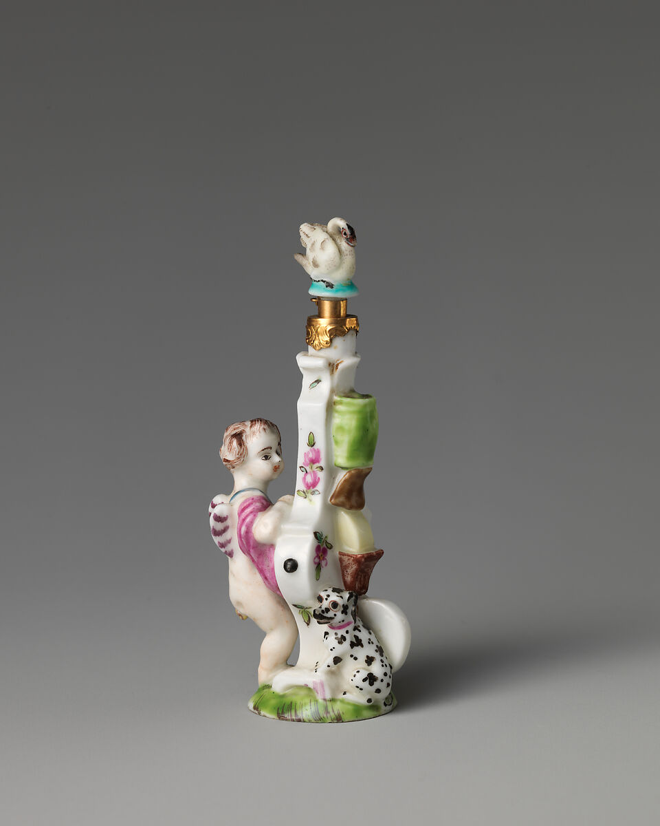 Cupid at the grindstone, Saint James's Factory (British, ca. 1748/49–1760), Soft-paste porcelain, British, London