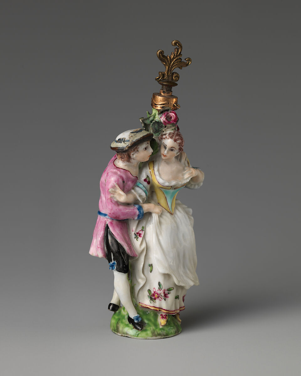 Two lovers, Saint James's Factory (British, ca. 1748/49–1760), Soft-paste porcelain, British, London