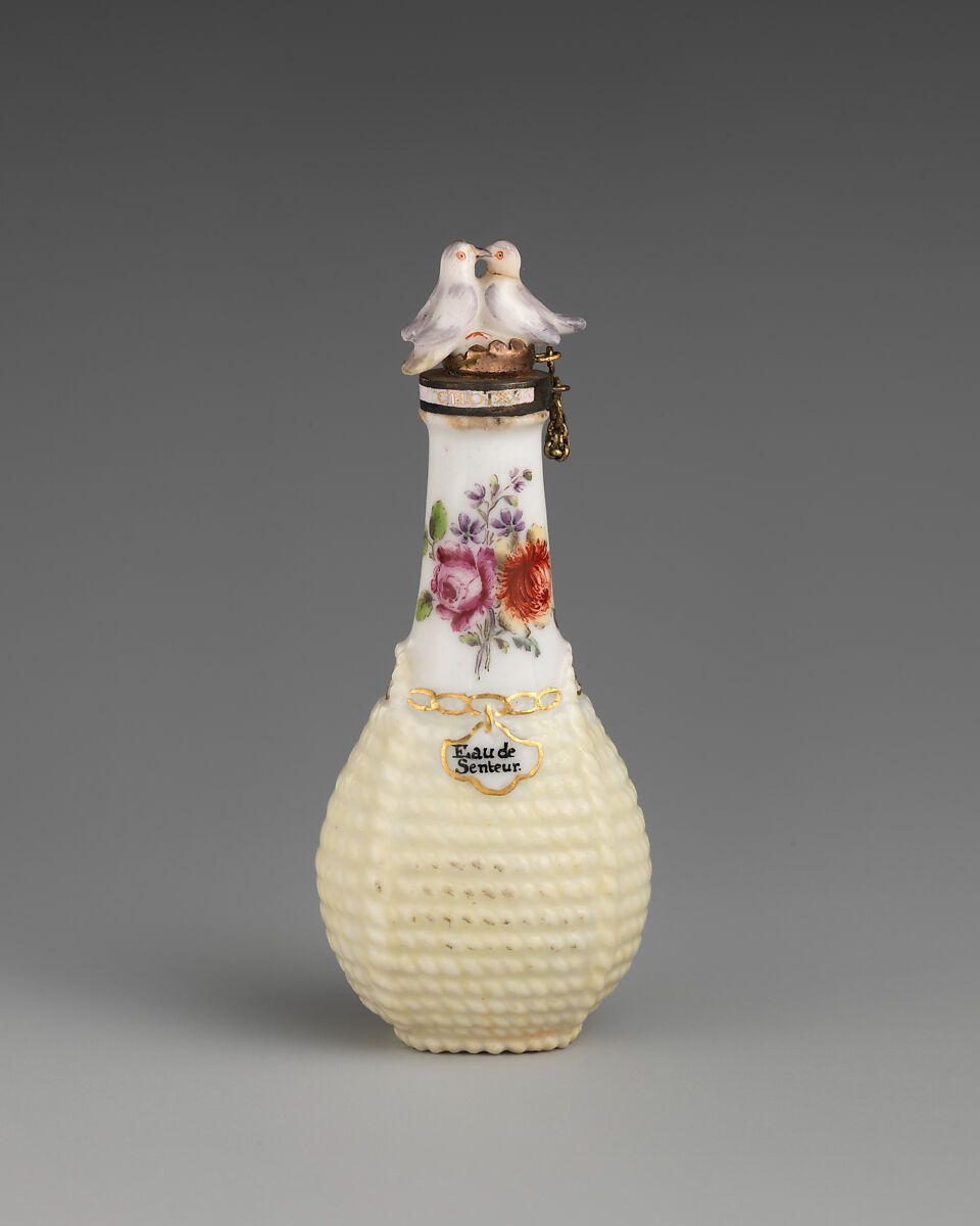 Flagon, Chelsea Porcelain Manufactory (British, 1745–1784, Red Anchor Period, ca. 1753–58), Soft-paste porcelain, British, Chelsea 