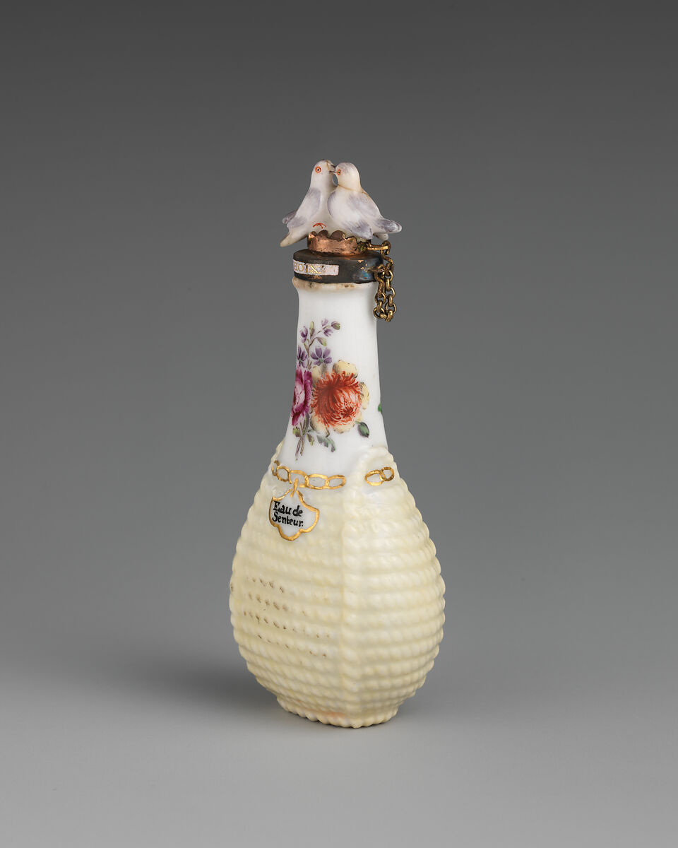 Flagon, Chelsea Porcelain Manufactory (British, 1745–1784, Red Anchor Period, ca. 1753–58), Soft-paste porcelain, British, Chelsea