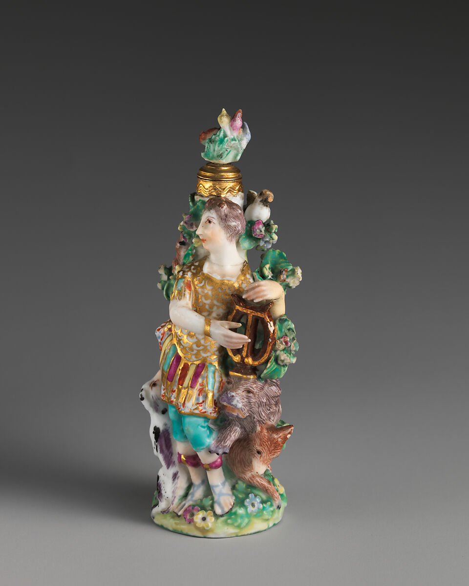 Orpheus, Chelsea Porcelain Manufactory (British, 1745–1784, Gold Anchor Period, 1759–69), Soft-paste porcelain, British, Chelsea