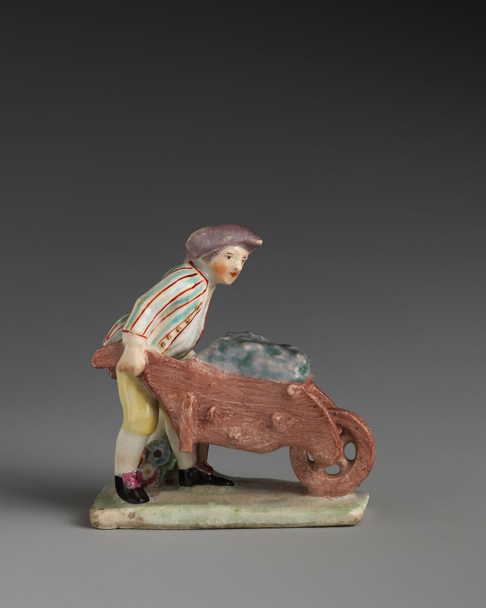 Gardener, Chelsea Porcelain Manufactory (British, 1745–1784, Gold Anchor Period, 1759–69), Soft-paste porcelain, British, Chelsea