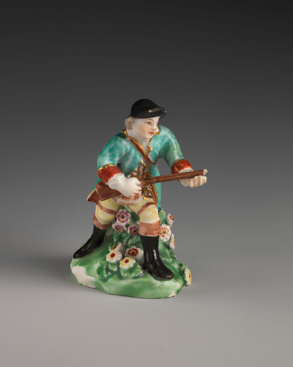 Huntsman, Derby Porcelain Manufactory (British, 1751–1785), Soft-paste porcelain, British, Chelsea-Derby 