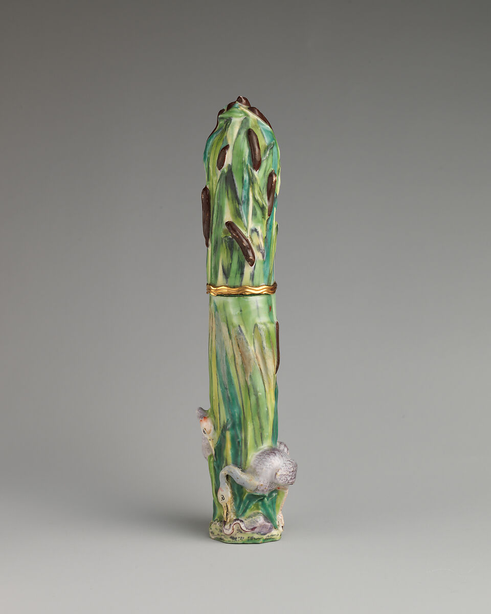 Cranes amid seagrass, Chelsea Porcelain Manufactory (British, 1745–1784, Gold Anchor Period, 1759–69), Soft-paste porcelain, British, Chelsea