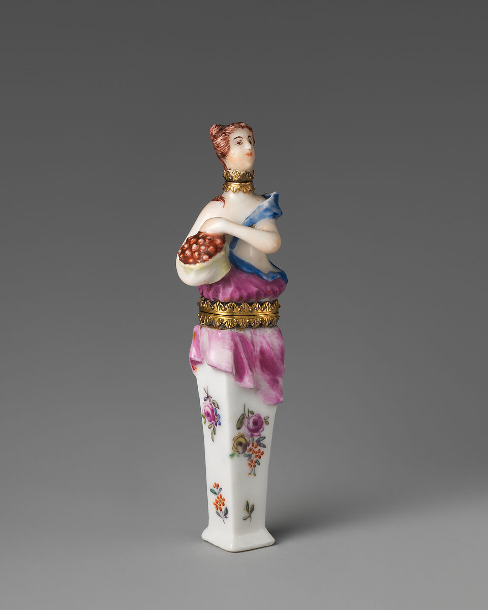 Female term figure, Saint James&#39;s Factory (British, ca. 1748/49–1760), Soft-paste porcelain, British, London 