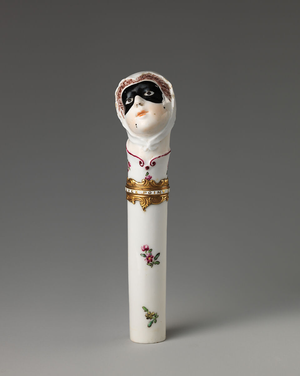 Head of Columbine, Saint James&#39;s Factory (British, ca. 1748/49–1760), Soft-paste porcelain, British, London 