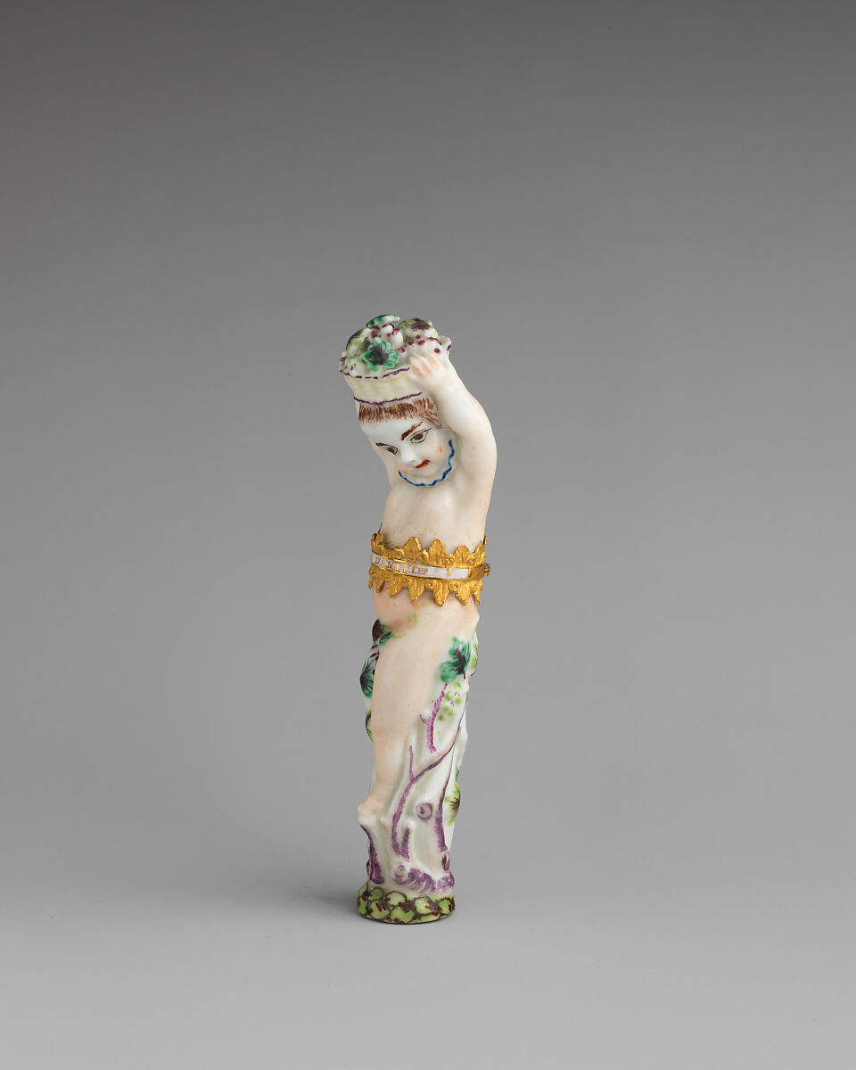 Infant Bacchus, Saint James's Factory (British, ca. 1748/49–1760), Soft-paste porcelain, British, London