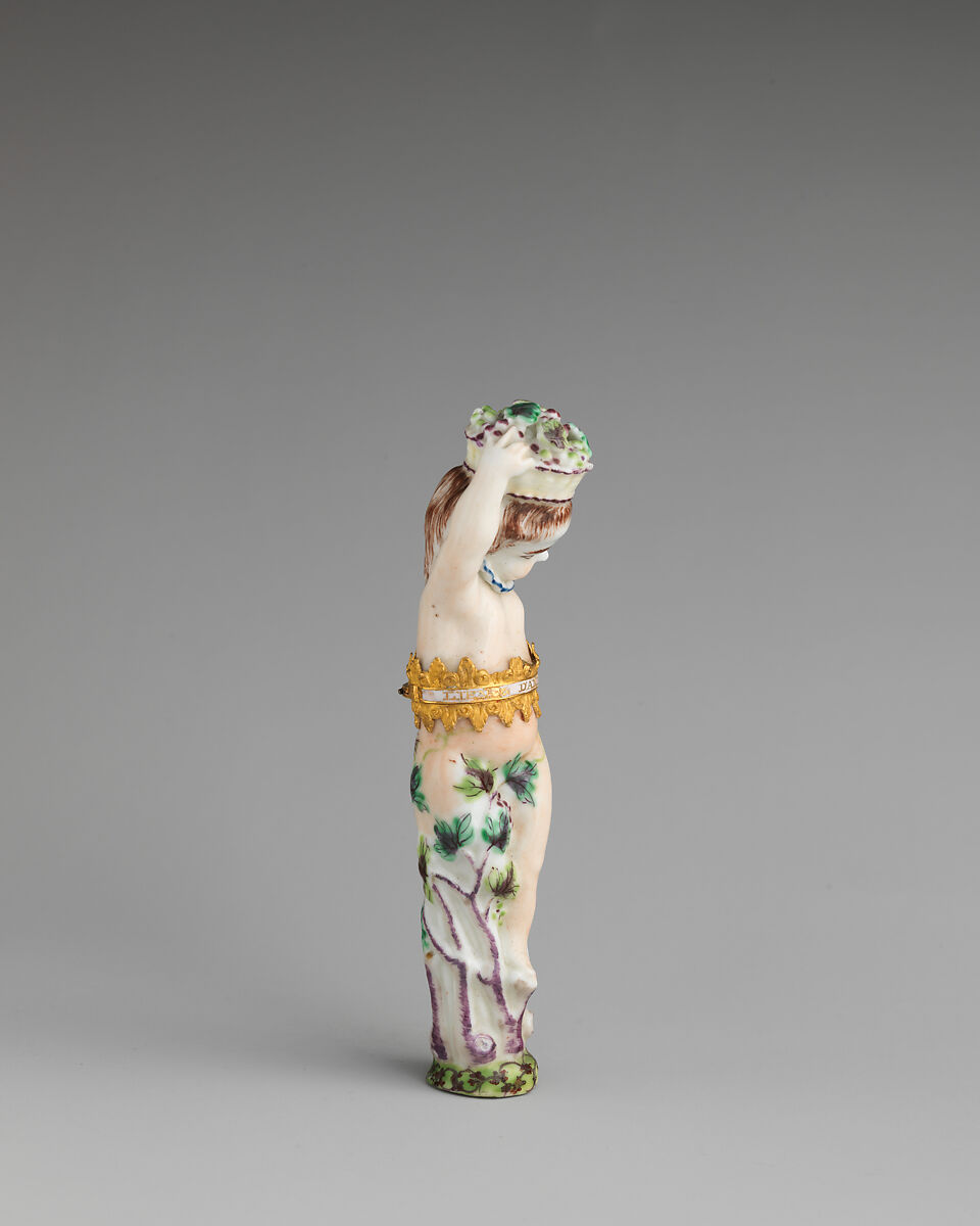 Infant Bacchus, Saint James's Factory (British, ca. 1748/49–1760), Soft-paste porcelain, British, London