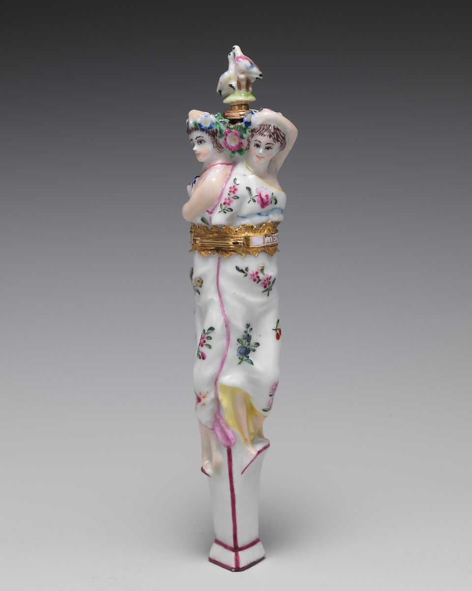 Three Graces in a group, Saint James&#39;s Factory (British, ca. 1748/49–1760), Soft-paste porcelain, British, London 