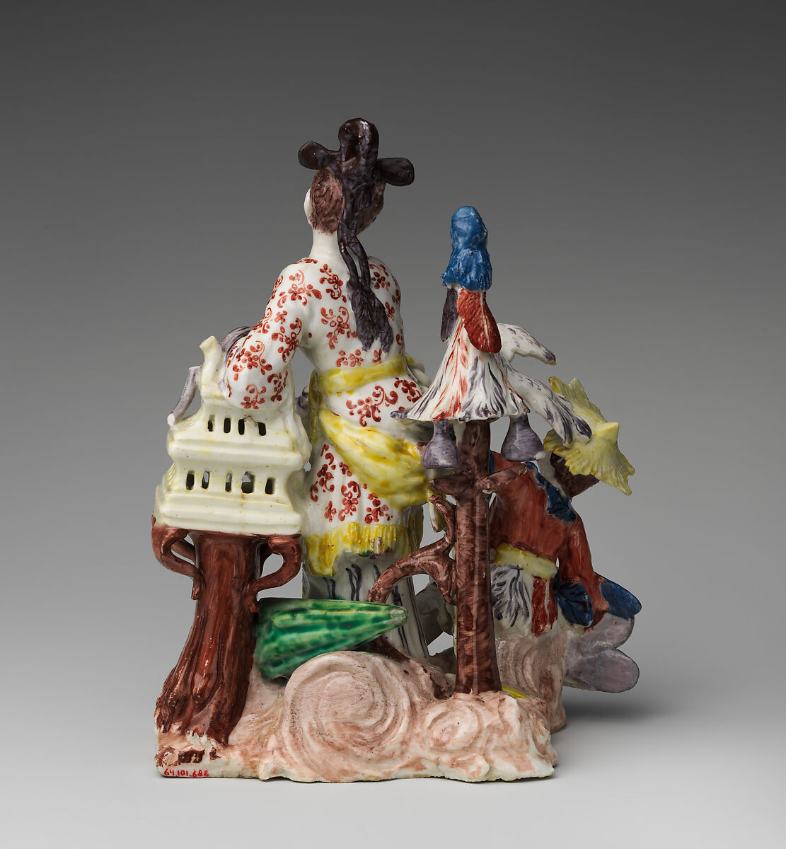 Air, Bow Porcelain Factory (British, 1747–1776), Soft-paste porcelain, British, Bow, London
