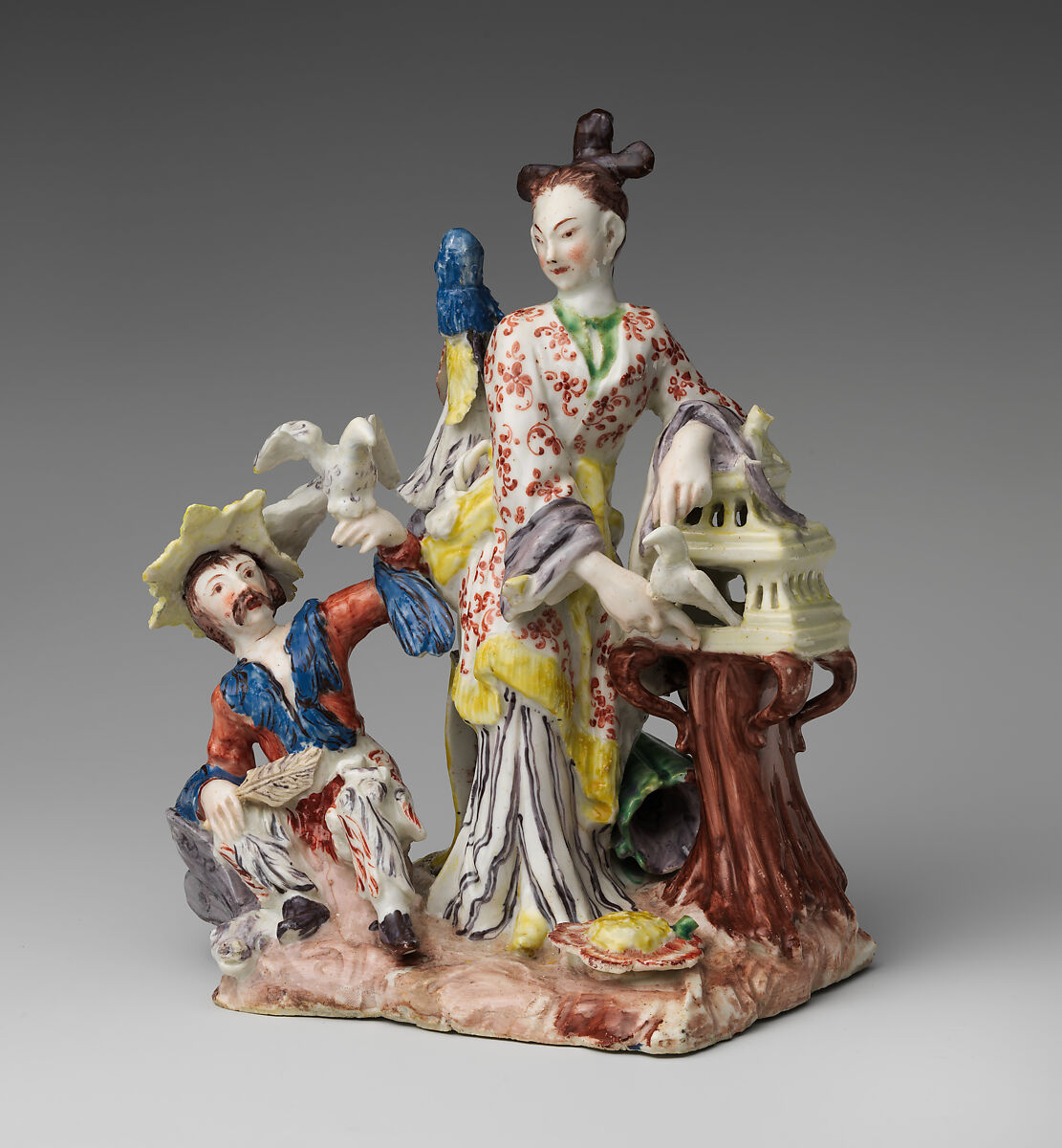 Air, Bow Porcelain Factory (British, 1747–1776), Soft-paste porcelain, British, Bow, London