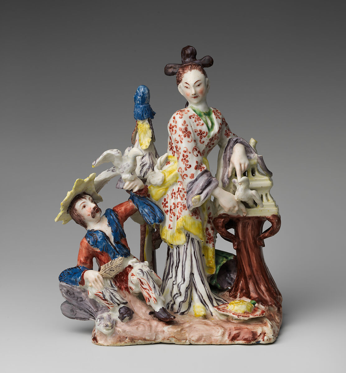 Air, Bow Porcelain Factory (British, 1747–1776), Soft-paste porcelain, British, Bow, London 