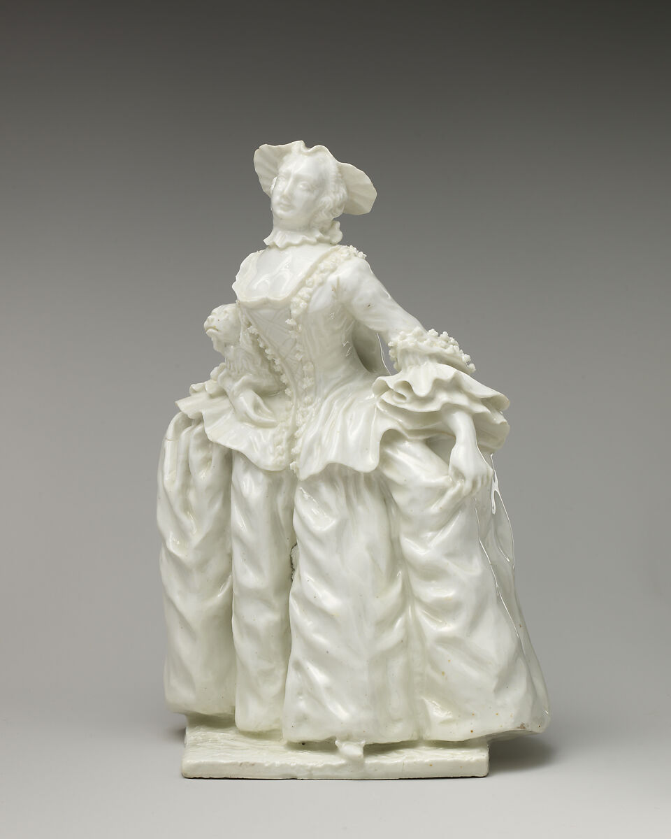 Kitty Clive, Bow Porcelain Factory (British, 1747–1776), Soft-paste porcelain, British, Bow, London 
