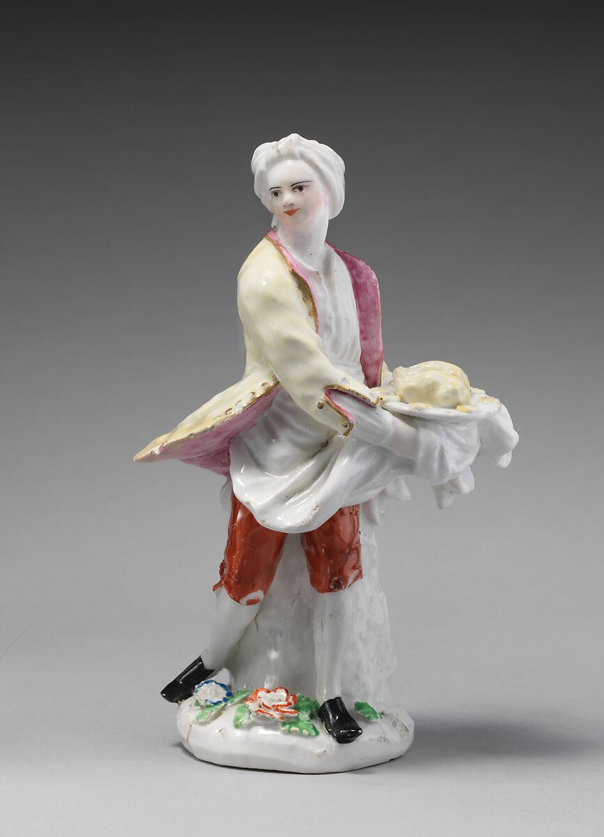 Two cooks, Bow Porcelain Factory (British, 1747–1776), Soft-paste porcelain, British, Bow, London