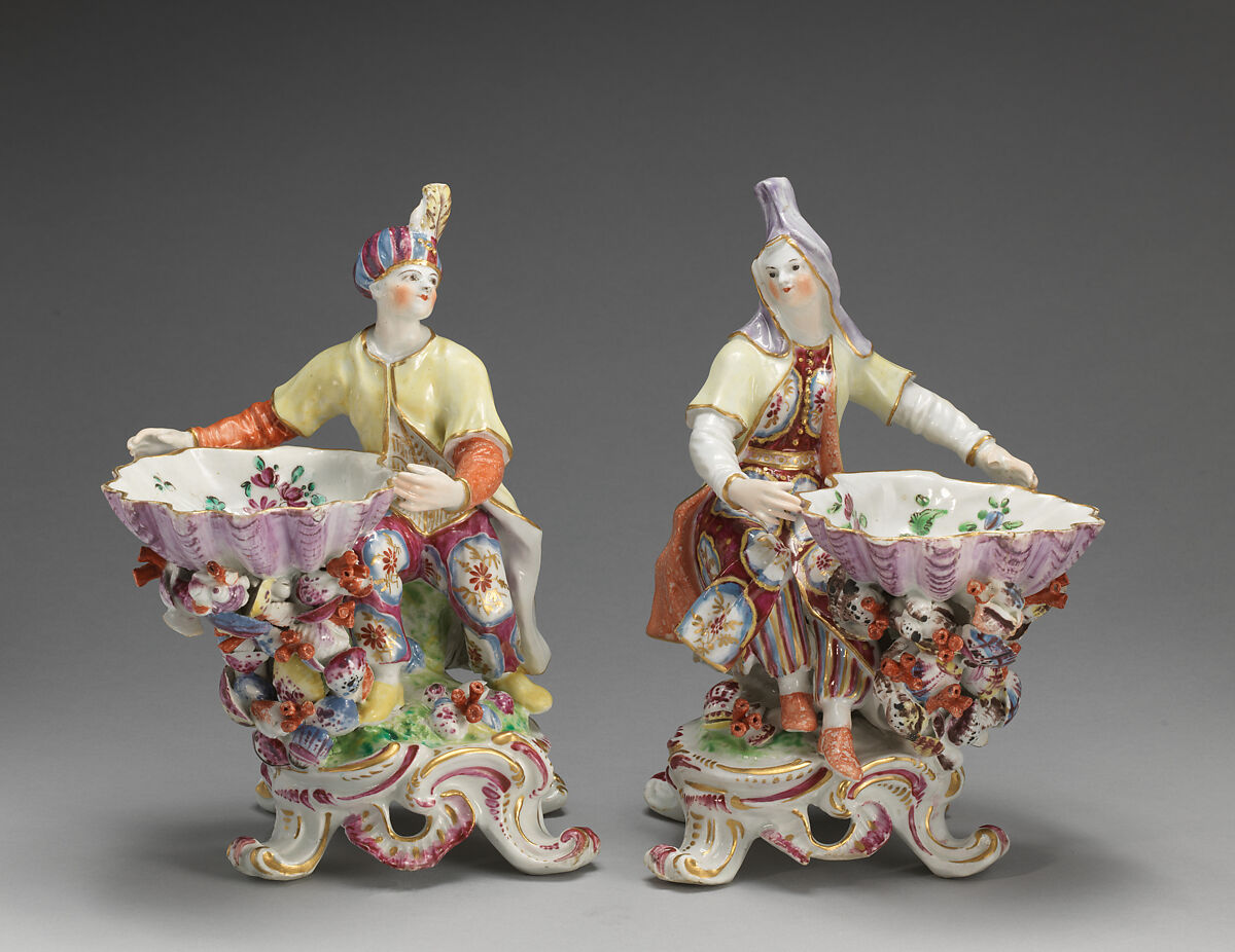 Sweetmeat dish (one of a pair), Bow Porcelain Factory (British, 1747–1776), Soft-paste porcelain, British, Bow, London