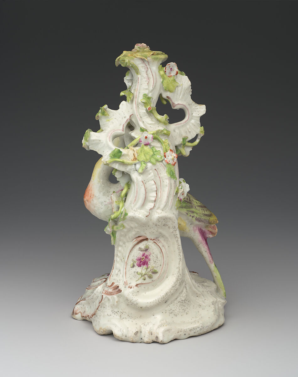 Crested pheasant, Derby Porcelain Manufactory (British, 1751–1785), Soft-paste porcelain, British, Derby