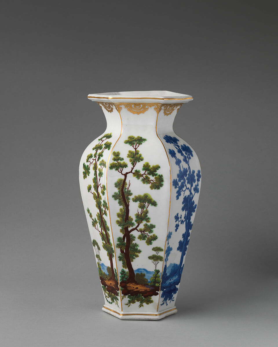 Beaker (part of a garniture), Bristol (British), Hard-paste porcelain, British, Bristol 