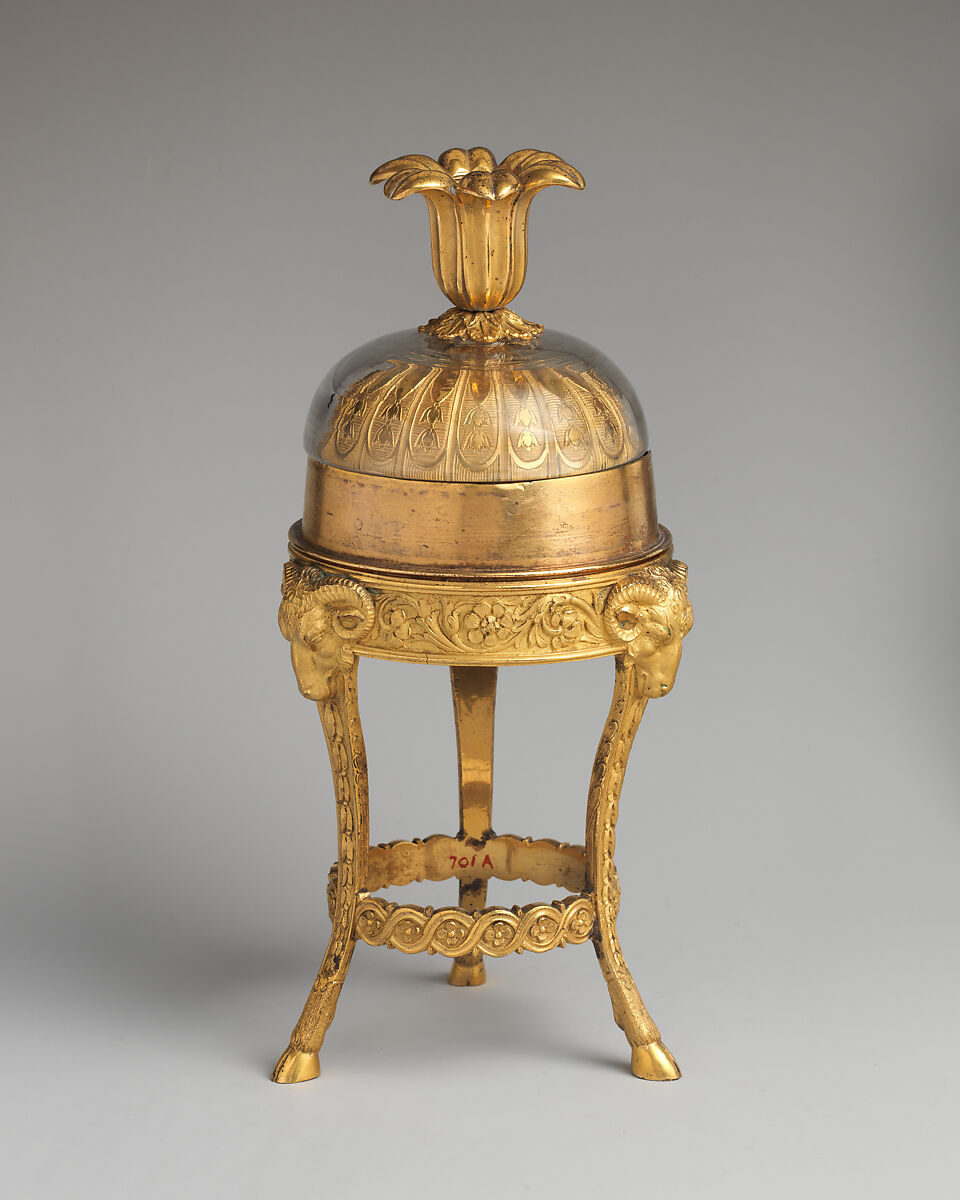 Pair of cassolettes, Willliam Hopkins Croft (British, ca. 1730–1811 London), Enamel on copper, gilt bronze, British, London