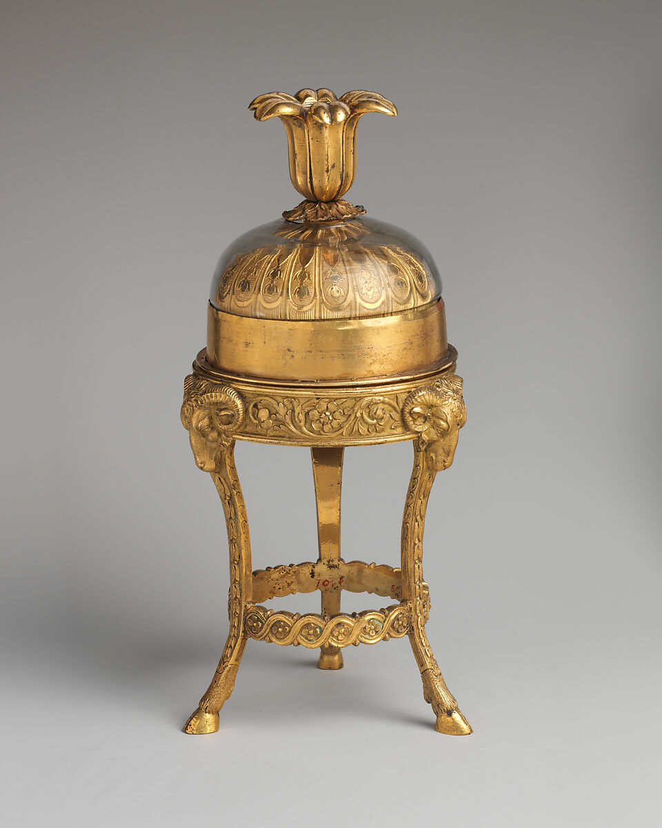 Pair of cassolettes, Willliam Hopkins Croft (British, ca. 1730–1811 London), Enamel on copper, gilt bronze, British, London