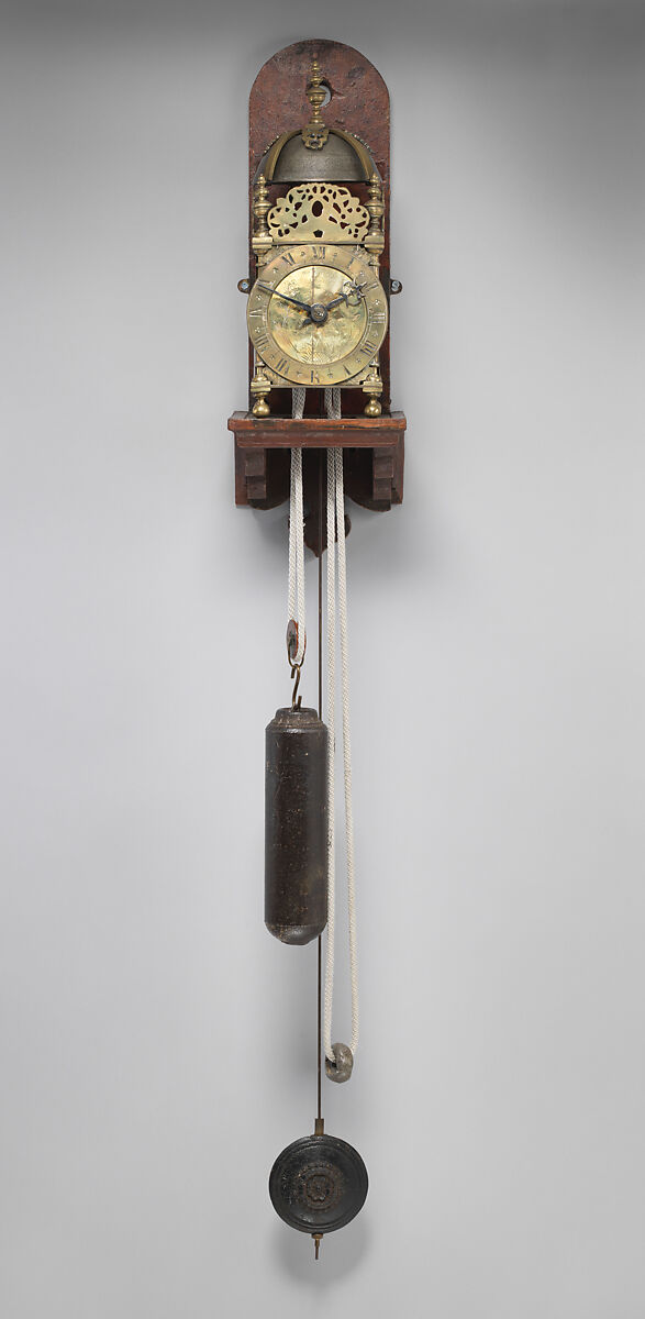 Lantern clock, Clockmaker: Joseph Knibb (British, 1640–1711), Brass, British, London 